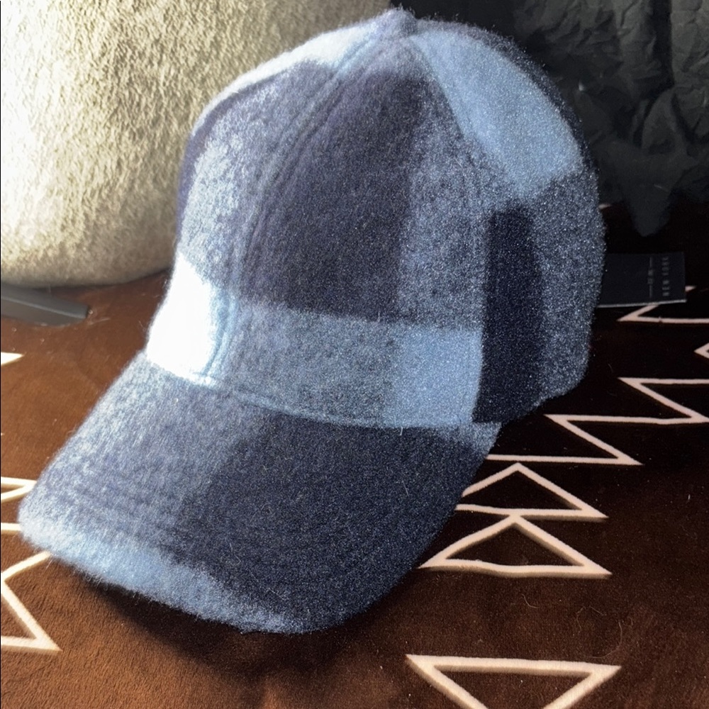 NWT C.C Exclusive Women Check Plaid Checker Pattern Terry Baseball Cap